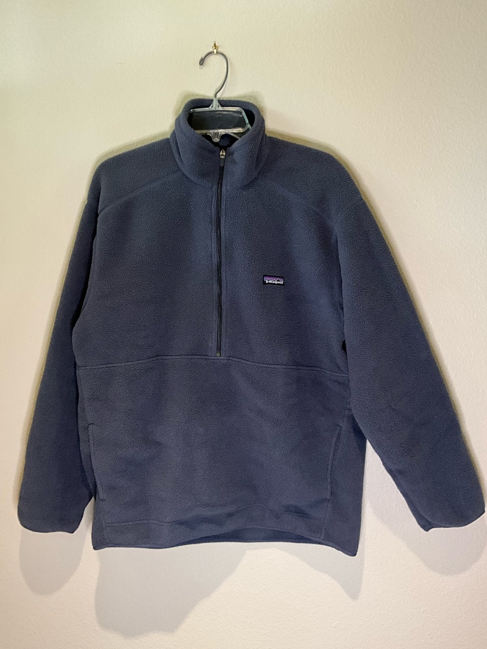 Patagonia Men’s Navy Quarter-Zip Fleece Pullover